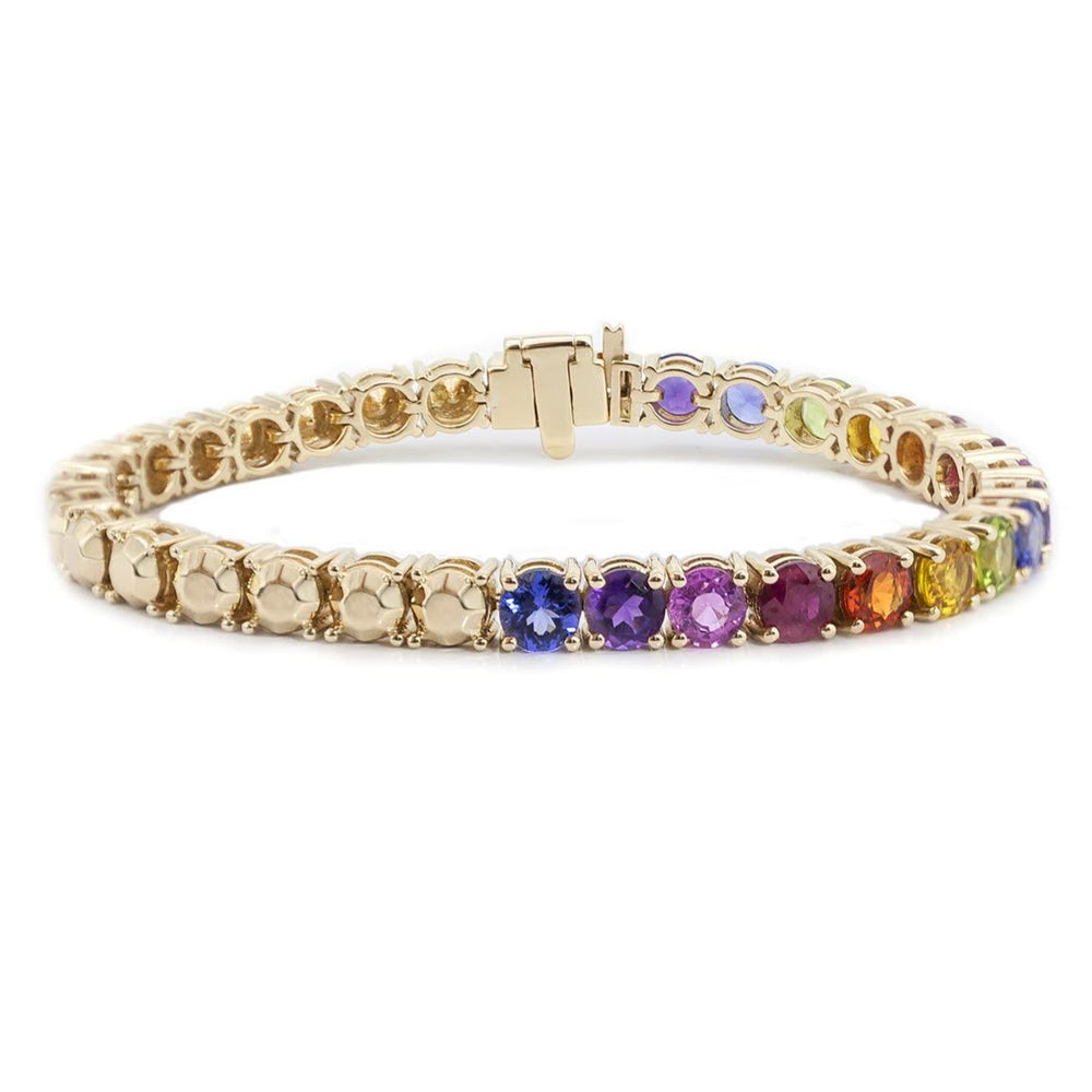 Multicolor/Goldstone™ Tennis Bracelet