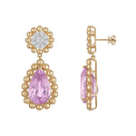 Orbit Kunzite Earrings