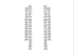 Diamond Double Drop Earrings