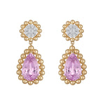 Orbit Kunzite Earrings