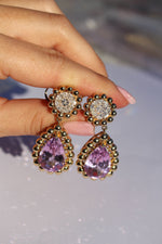 Orbit Kunzite Earrings