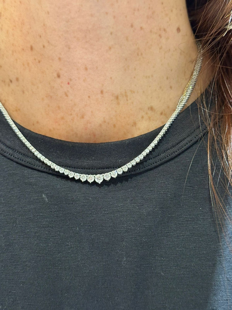 Graduated Tennis Necklace