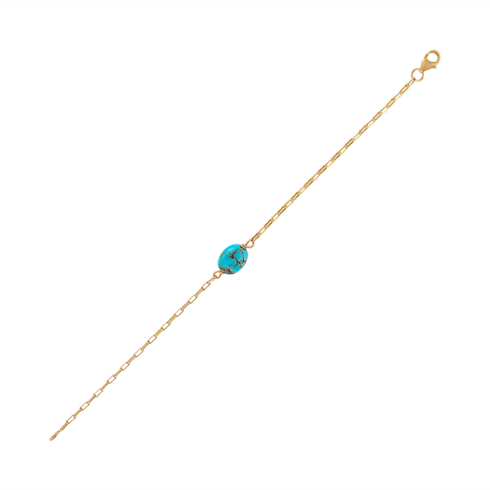 Girls Cabochon Paperclip Bracelets