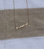 Mama Cursive Necklace