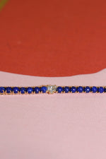 Cabochon Tennis Bracelet with Diamond