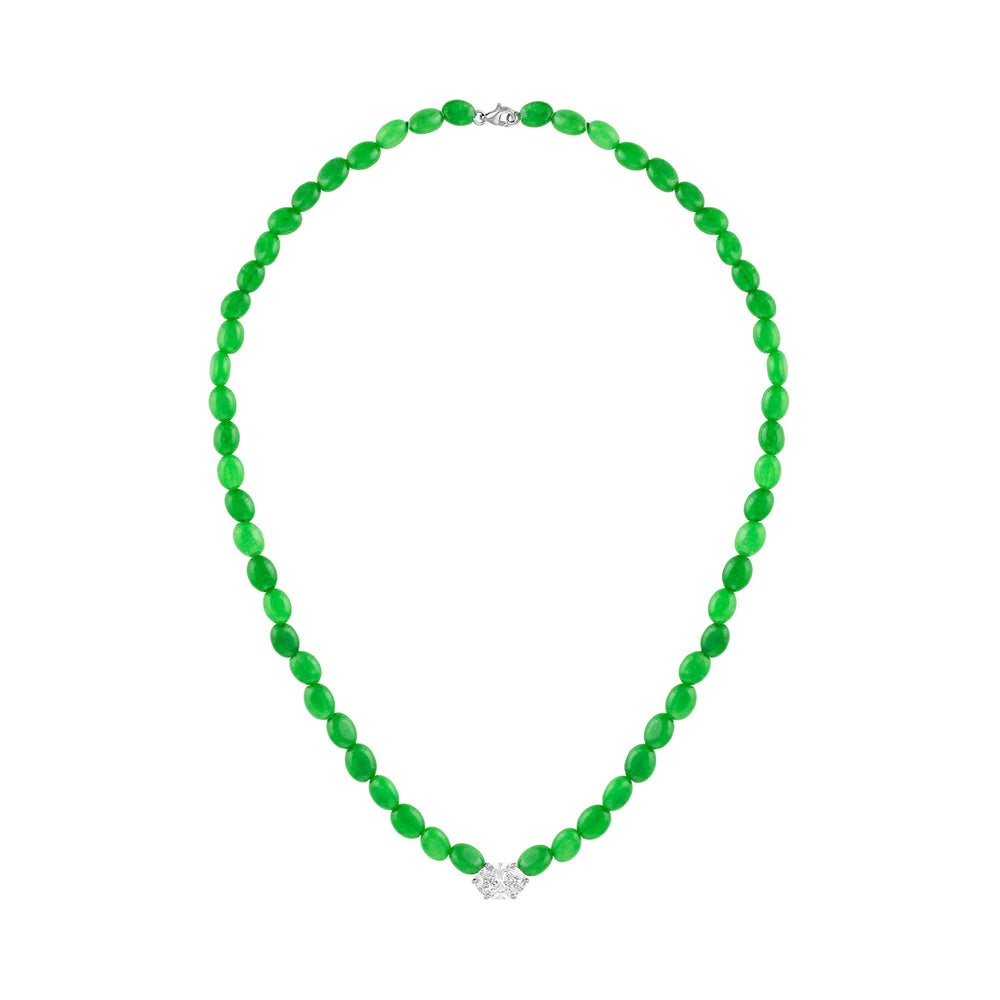 Puka Luxe Diamond Beaded Necklace