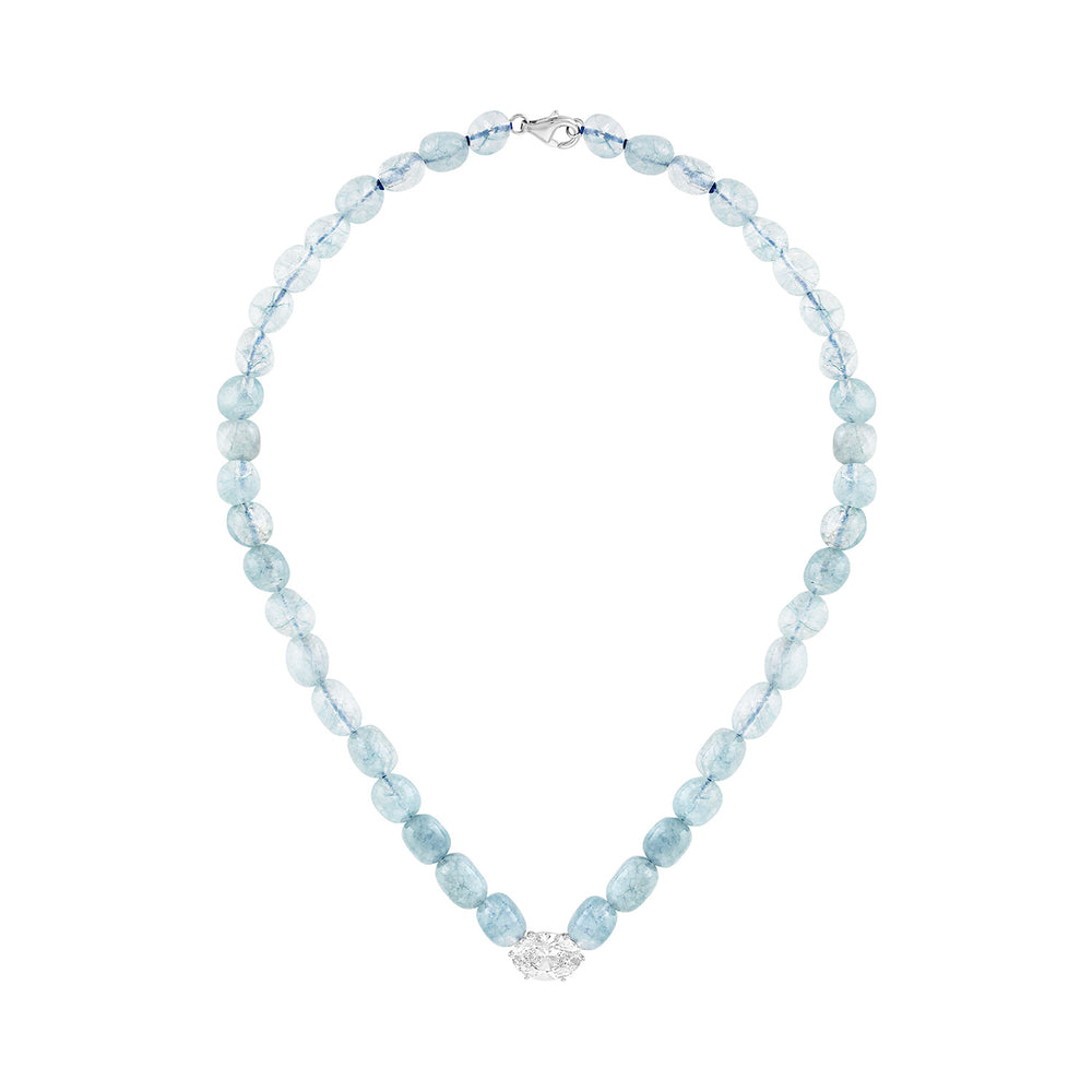 Puka Luxe Diamond Beaded Necklace