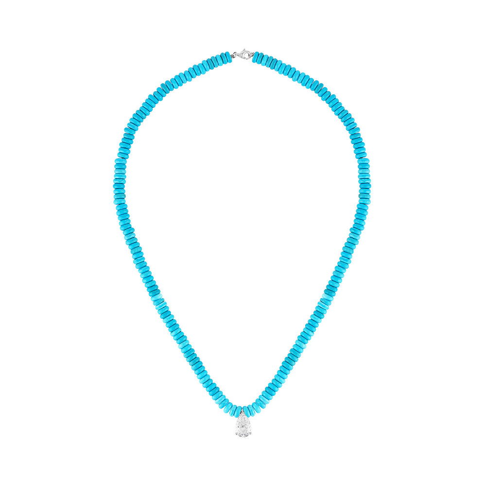 Puka Luxe Diamond Beaded Necklace