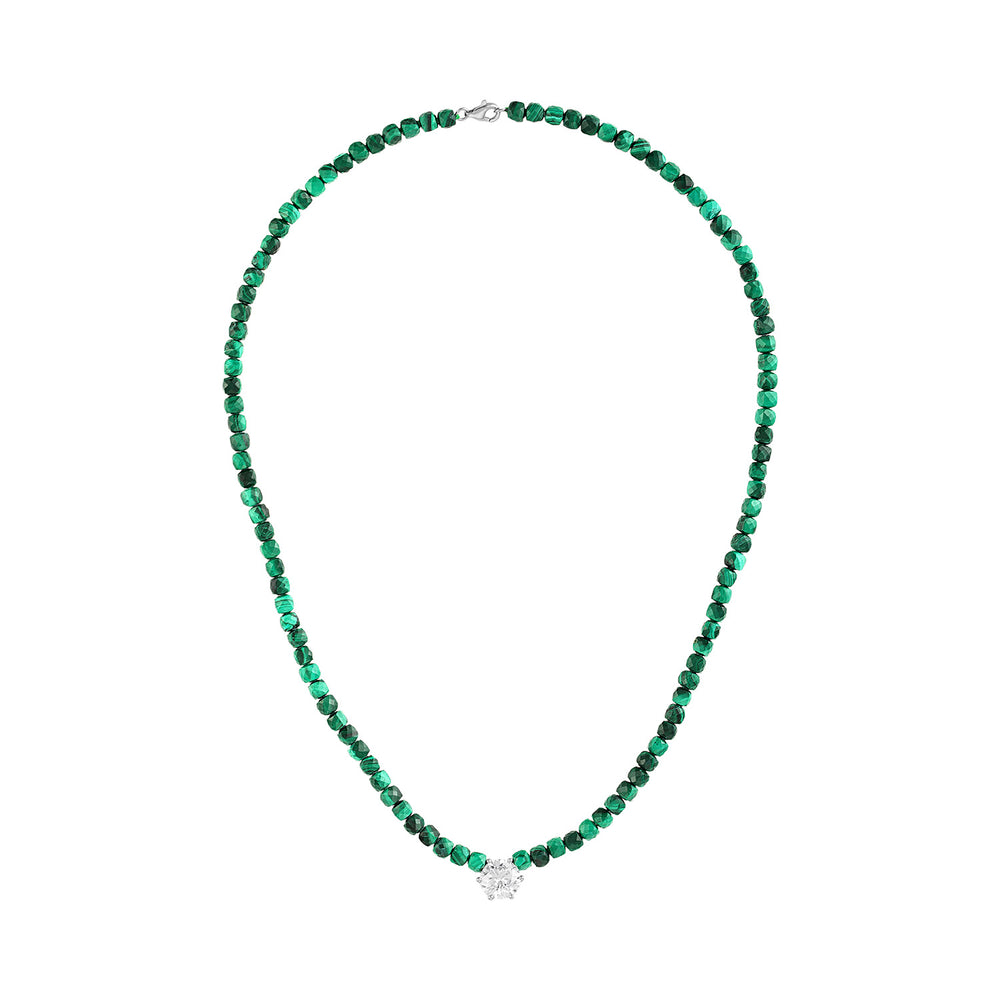Puka Luxe Diamond Beaded Necklace