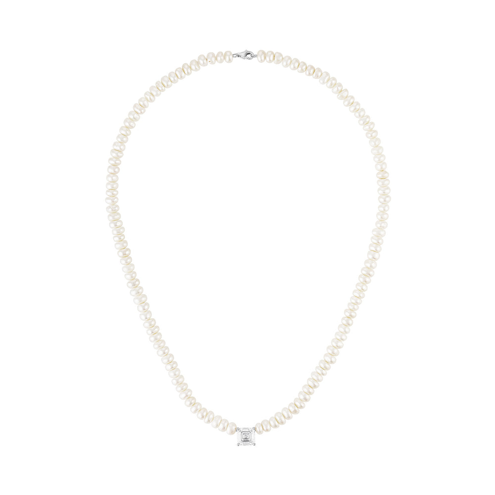 Puka Luxe Diamond Beaded Necklace