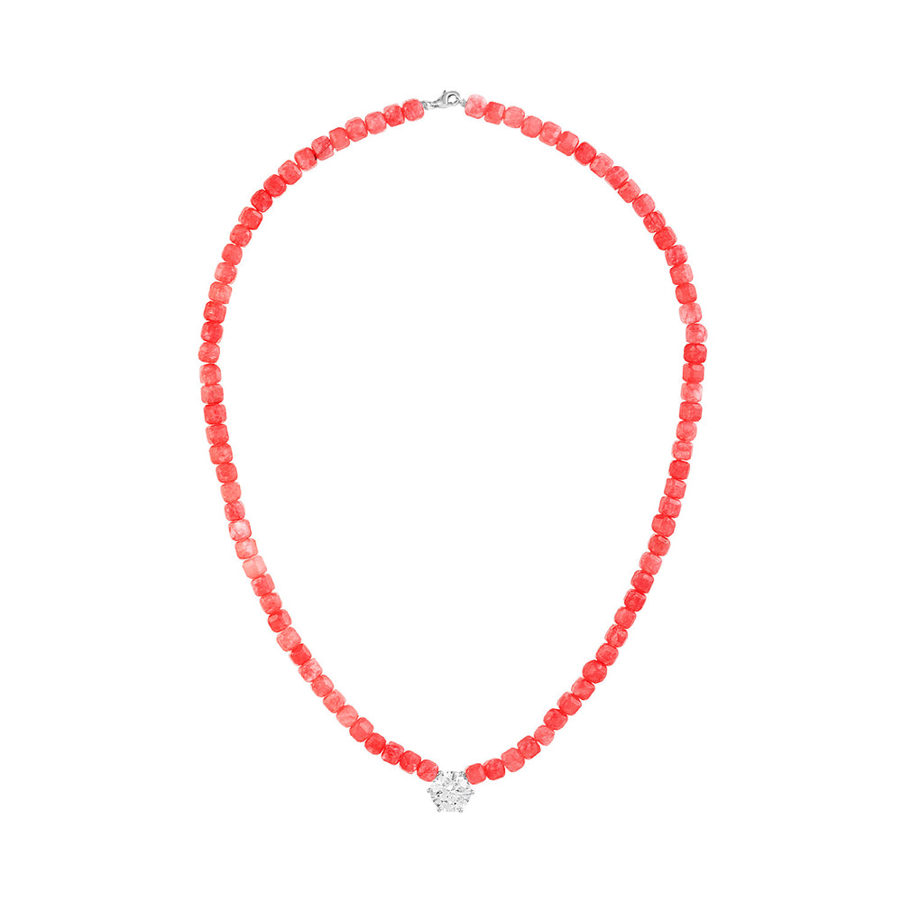 Puka Luxe Diamond Beaded Necklace