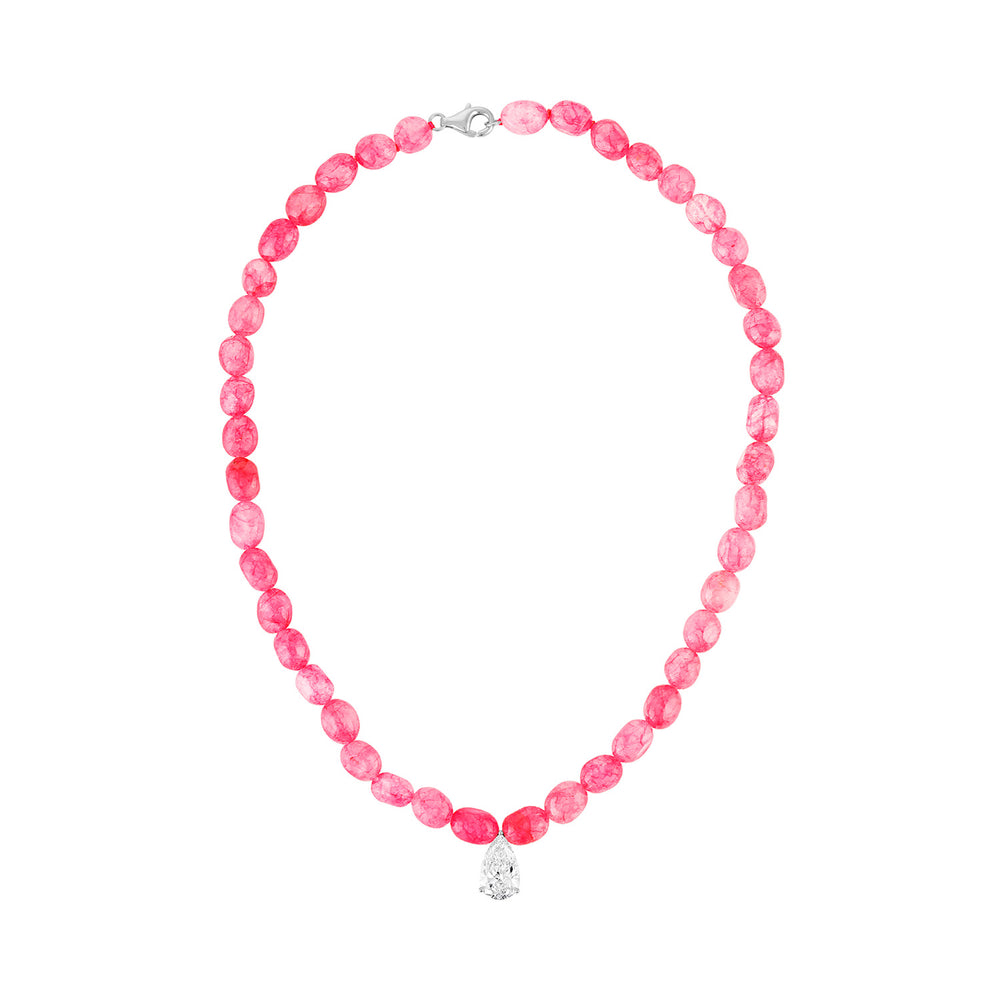 Puka Luxe Diamond Beaded Necklace