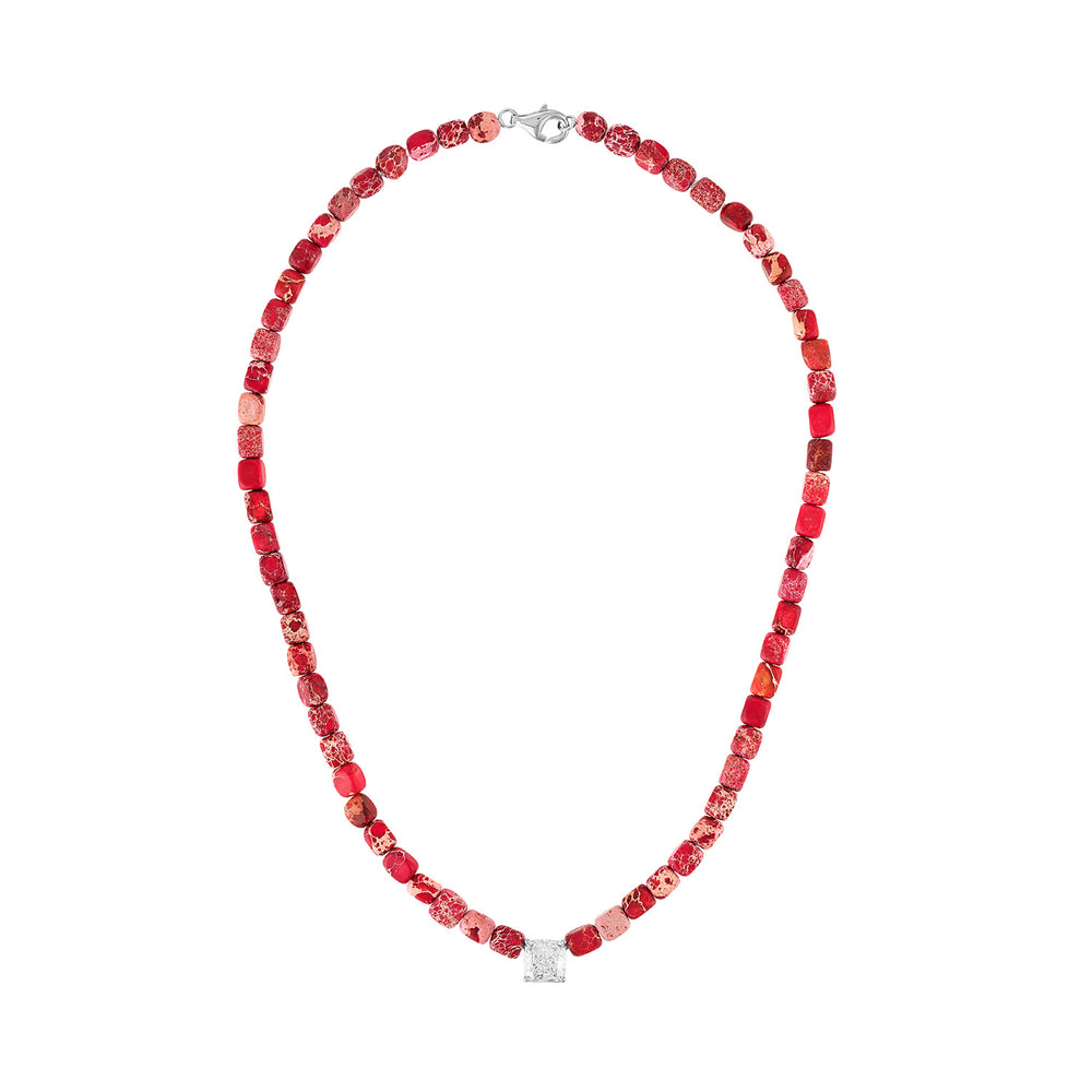Puka Luxe Diamond Beaded Necklace