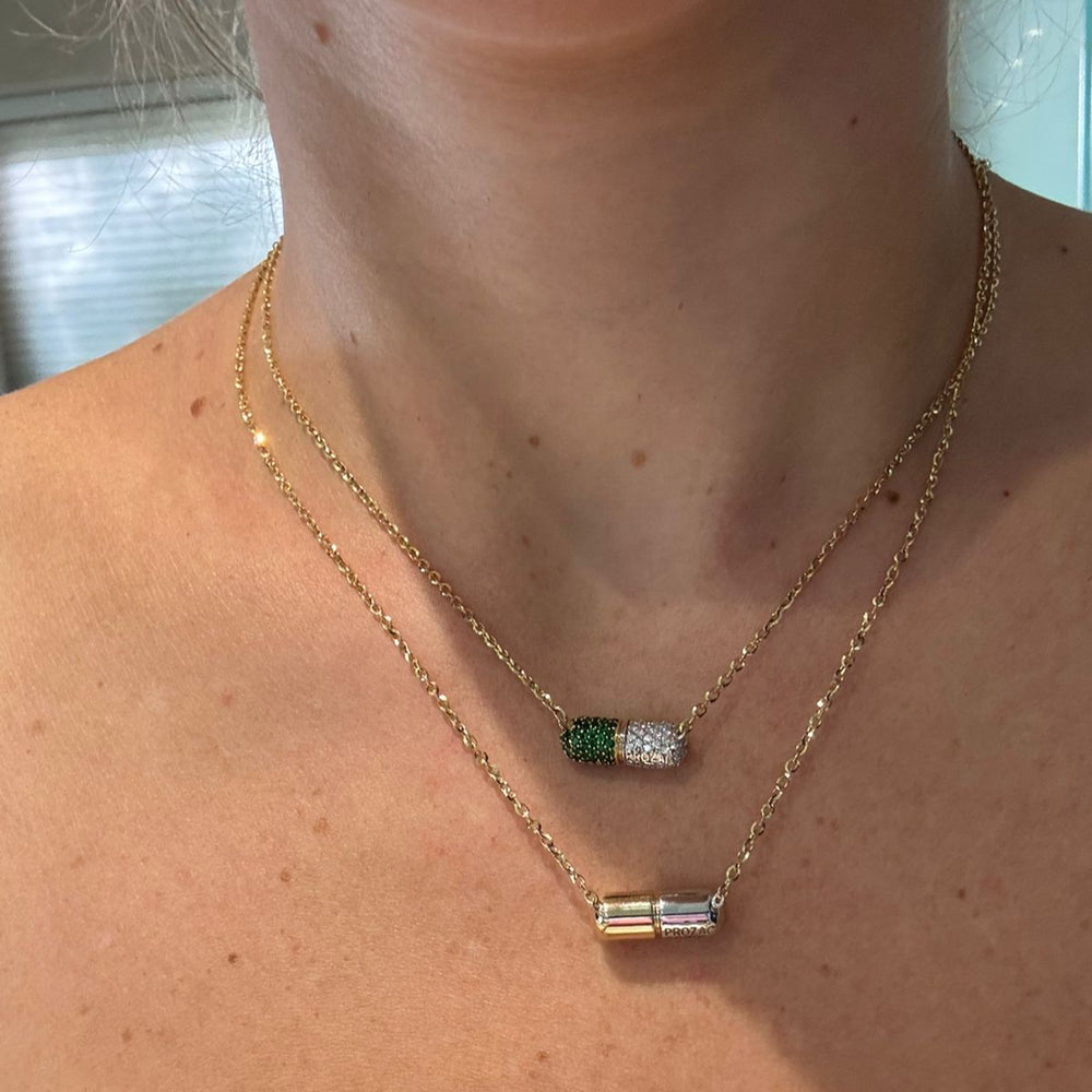 Diamond Prozac Pendant