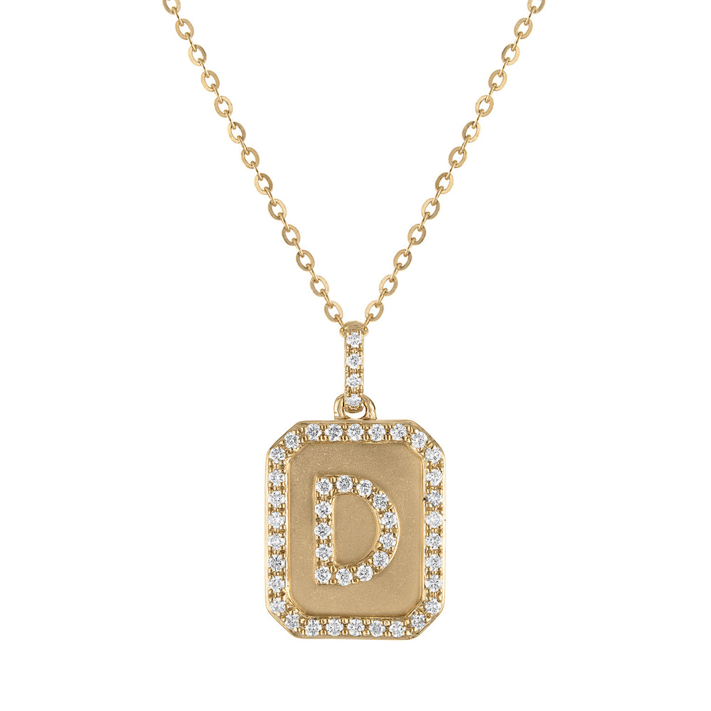 Initial Rectangle Medallion