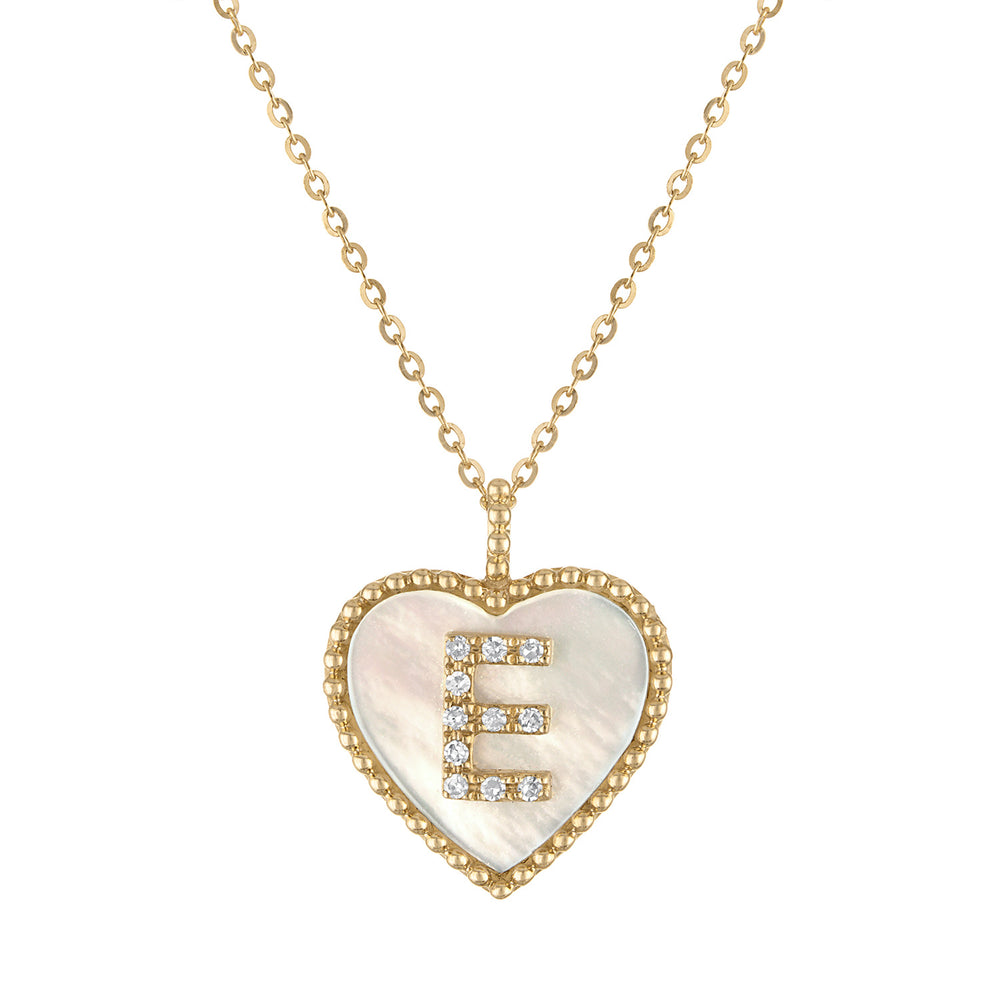 Initial Heart Medallion