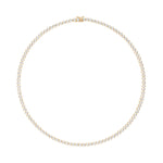 Bezel Set Diamond Tennis Necklace