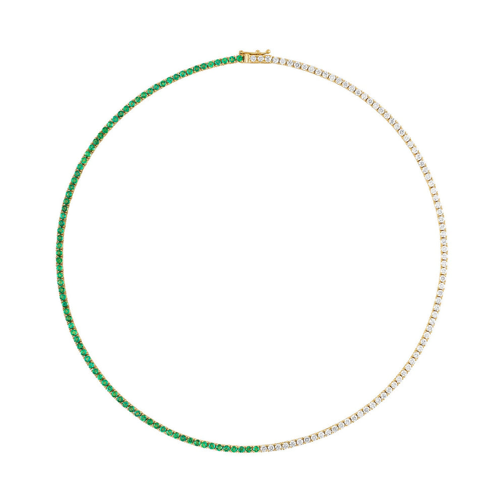 Emerald/Diamond Necklace BF SAMPLE