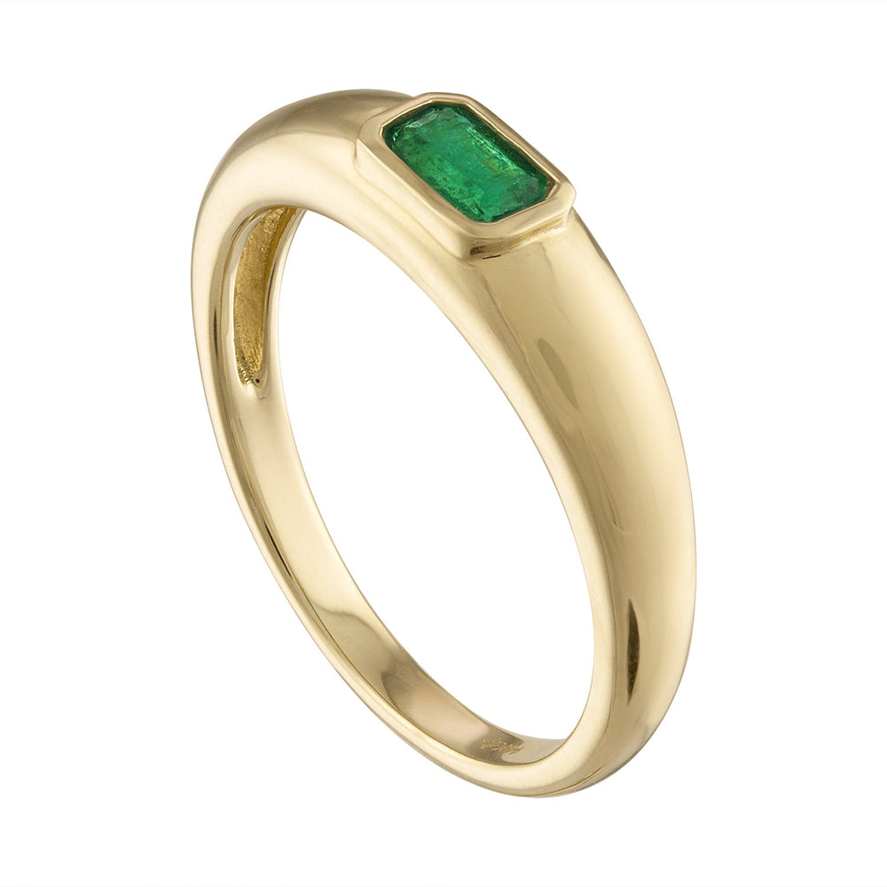 Emerald Dome Ring BF SAMPLE