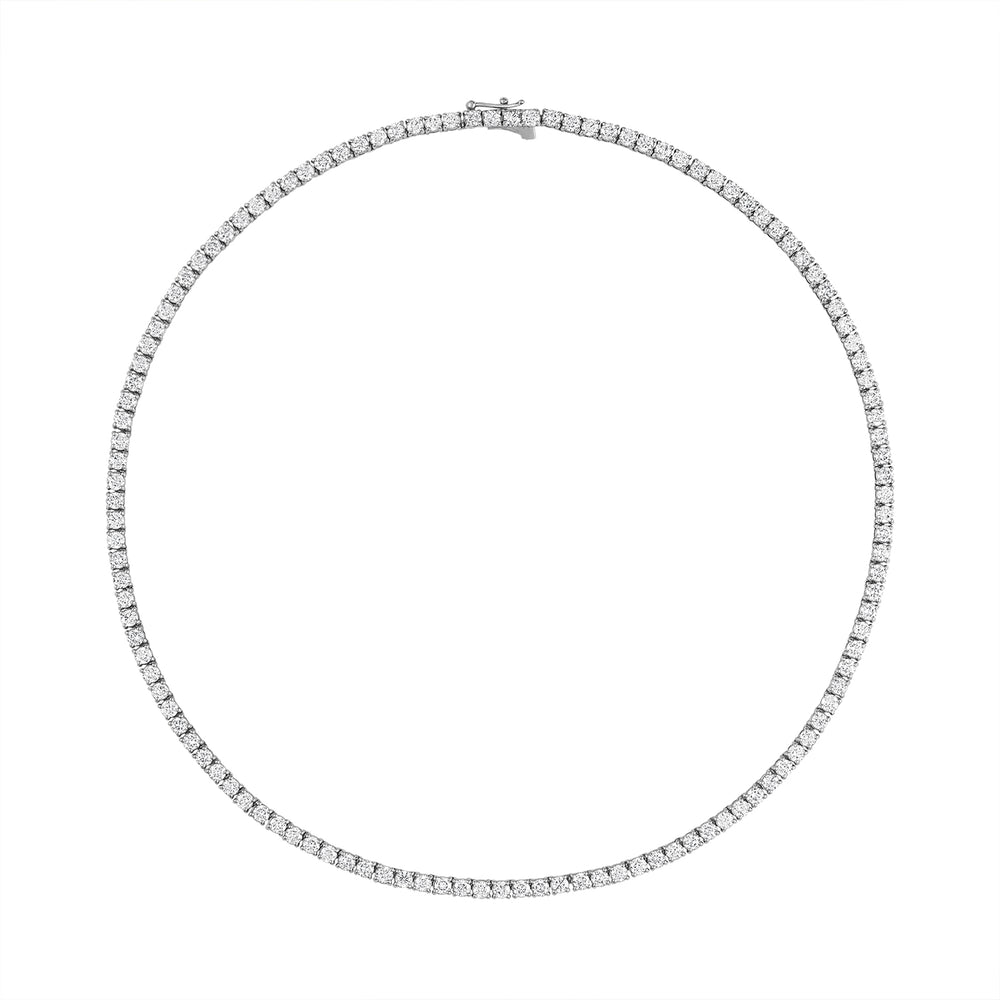 11 Ct Diamond Tennis Necklace