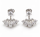 Lab Diamond Jacket Earrings