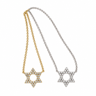 Mini Maguen David on white background