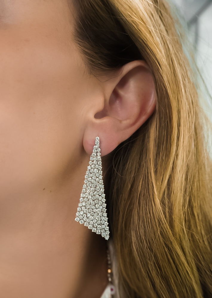 Diamond Mesh Earrings