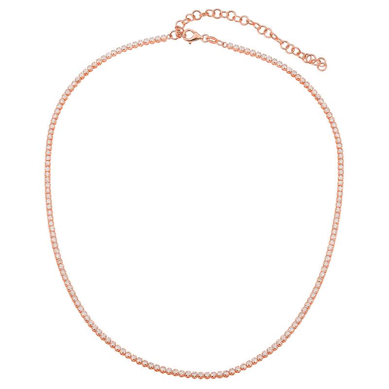 Diamond Tennis Necklace with Extension