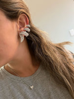 Ribbon Diamond Earrings