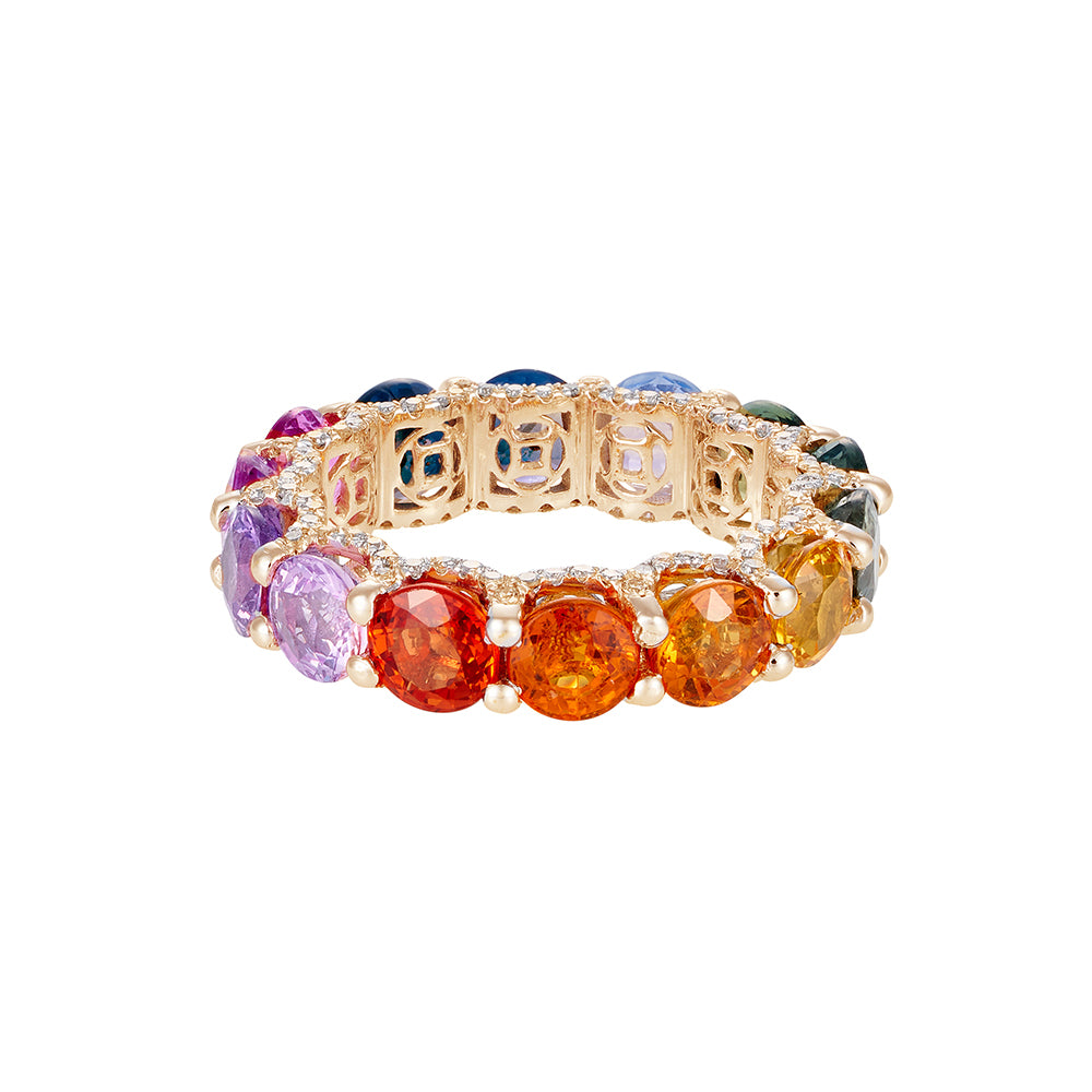Holy Multicolor Sapphire Ring
