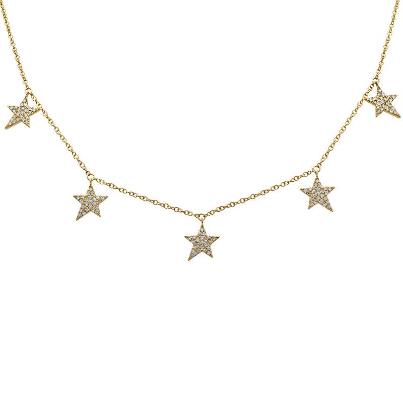 Diamond Stars Necklace