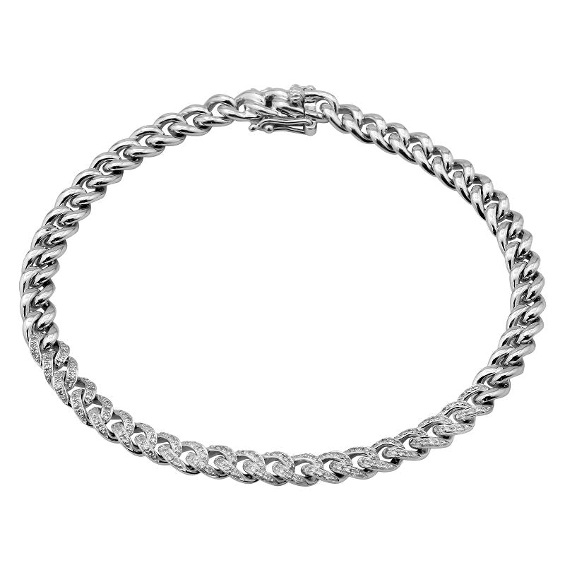 Small Diamond Link Bracelet