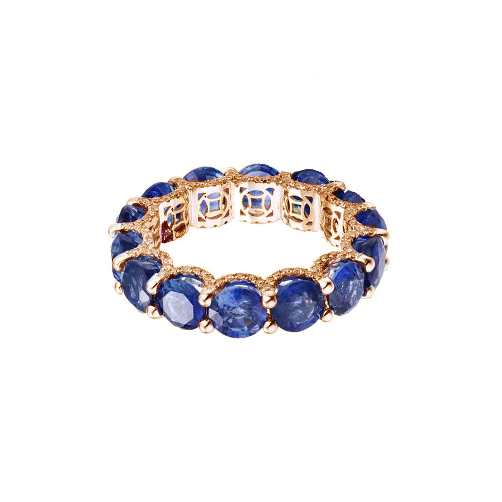 Holy Dark Blue Sapphire Ring