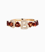 4MM Liami Bebe Custom Ring -  Semi-Precious Stones