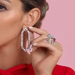 O Diamond Earrings
