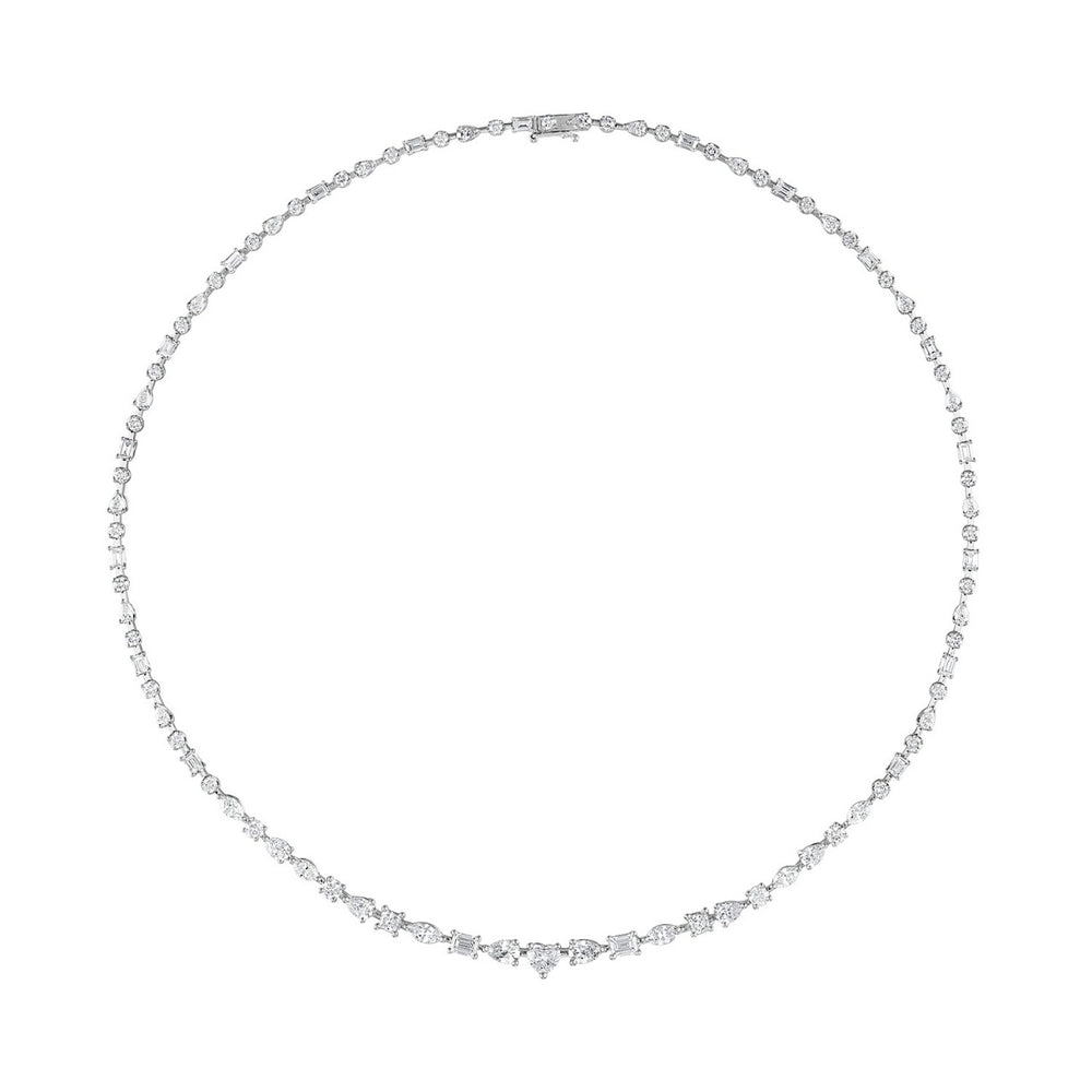 Multishape Diamond Necklace
