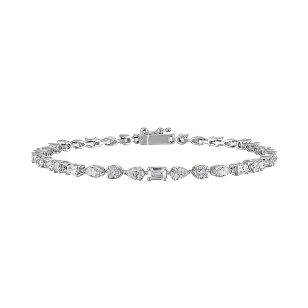 Multishape Diamond Tennis Bracelet