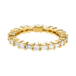 Baguette and Round Diamond Eternity Band BF SAMPLE