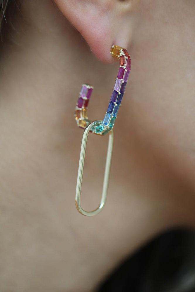 Vivid Paper Clip Earrings – LUISA ALEXANDER1