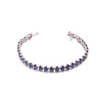 4MM Blue Sapphire Holy Bracelet