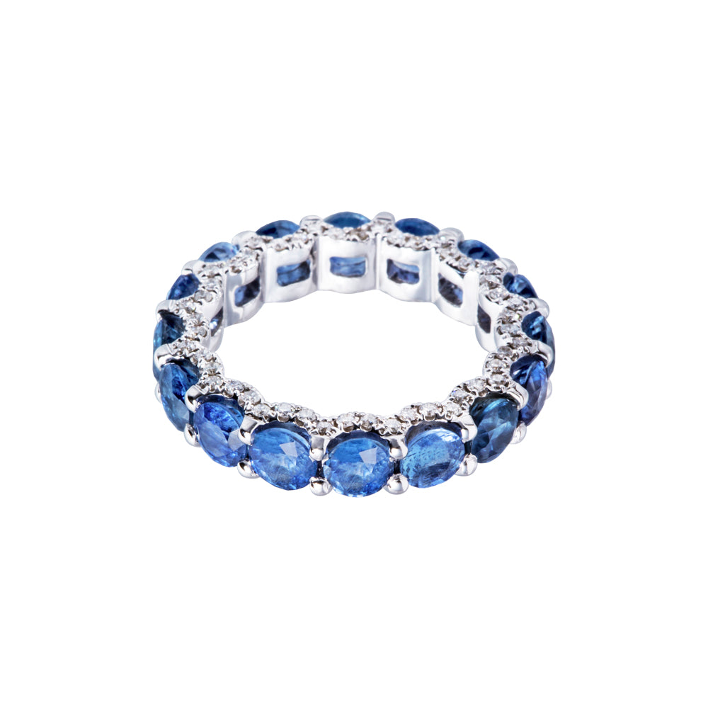 Holy Dark Blue Sapphire Ring